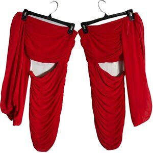 Elegant Red Women's Dress